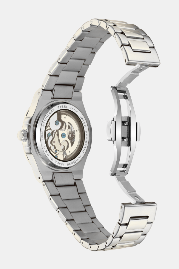 Peveriente Skeleton Automatic Ivory Steel